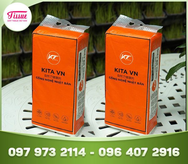 Giấy rút đáy đa năng treo tường KITA VN 3 lớp cao cấp